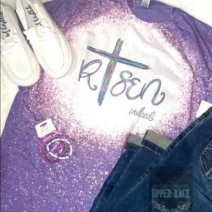 “Risen Indeed” Bleached Tee